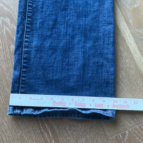 Levis 580 Womens Boot Cut Denim Jeans 16M Blue Stretch 5 pocket Western classic - Picture 13 of 13